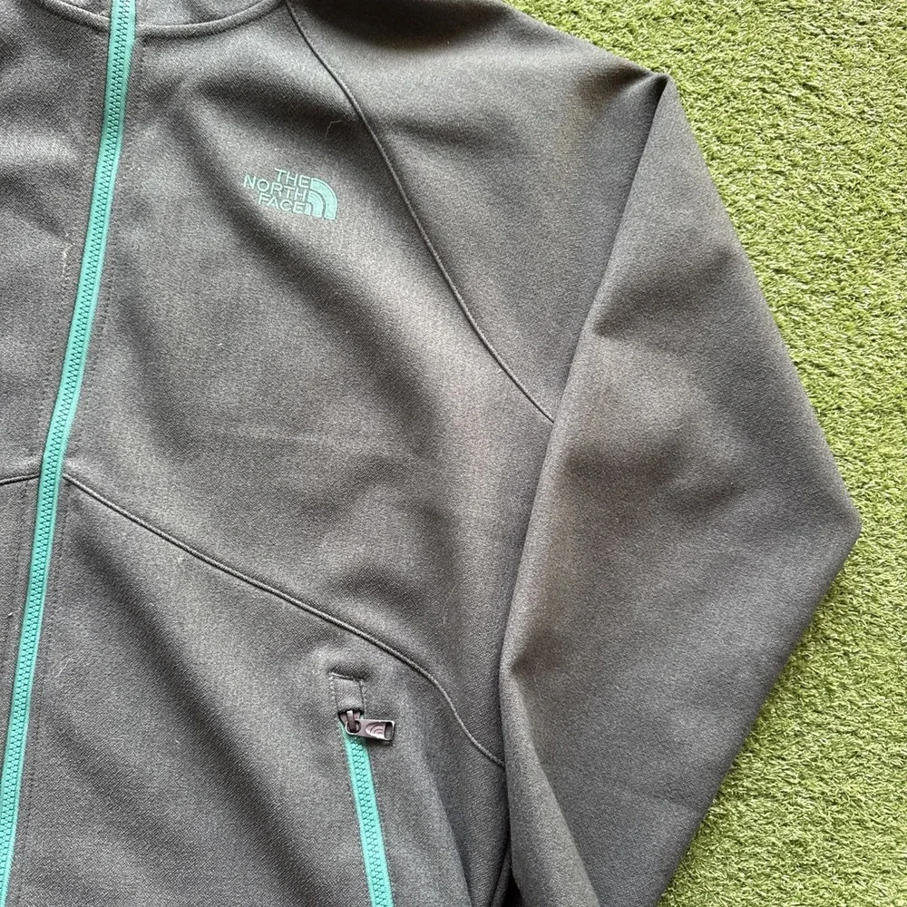 The North‎ Face Jacket Mens Extra Large Green Windstopper Fleece Softshell
